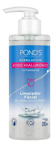 Pond's Limpiador Facial Hydra Active Con Ácido Hialurónico 2 Momento De Aplicación Día/noche Tipo De Piel Normal