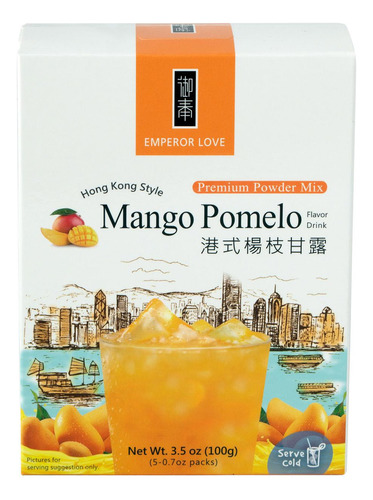 Té Sabor Mango Latte Instantáneo, Emperor Love, 100 Gr