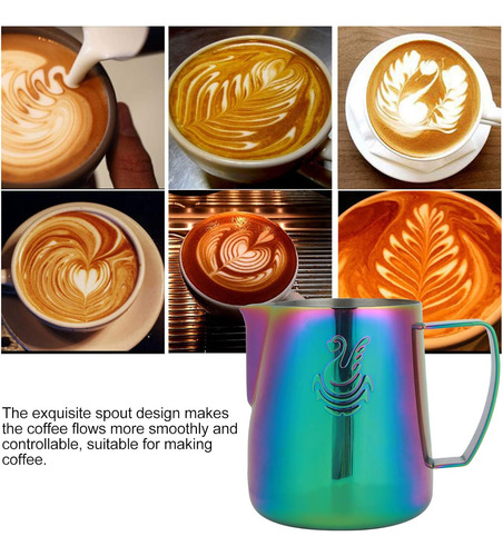 Café Con Leche Capuchino Latte Art Barista Vaporera 600ml Y
