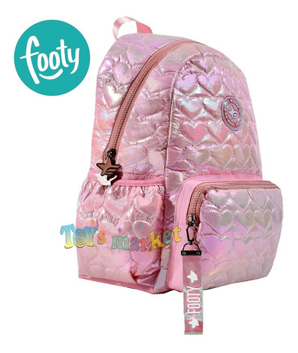 Imagen 2 de 8 de Mochila Espalda De 16 Pulgadas Footy Fashion