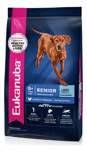 Eukanuba Large Breed Raza Grande Senior +7 Años 15kg Perro