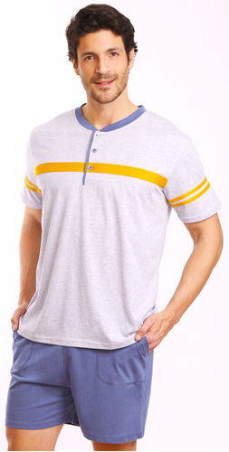 Beckil Cod 3123 Pijama Algodón Hombre Clasico 