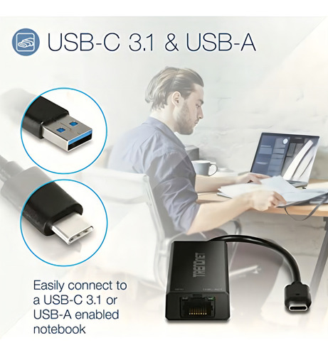 Trendnet Usb-c 3.1 A Rj-45 2.5 Gigabit Lan Ethernet