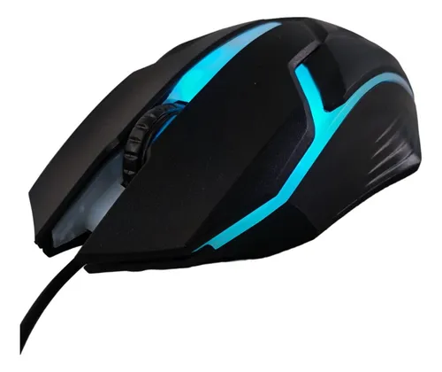 Mouse Videojuegos Sensor Óptico Usb Iluminación Rgb 1200 Dpi