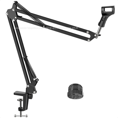 Imagen 7 de 8 de Brazo Articulado Metal Para Microfono Con Pipeta Y Adaptador