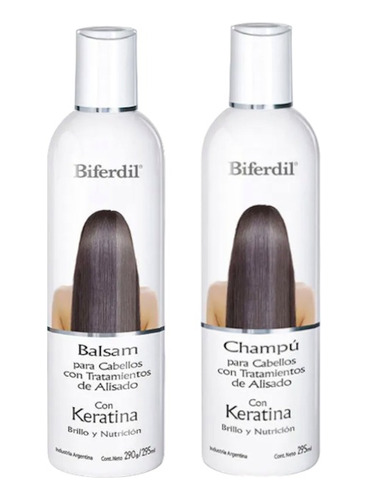 Combo Biferdil Balsam Y Champu Con Keratina