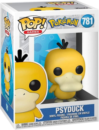 Figura De Acción Pokémon Psyduck De Funko Pop! Games