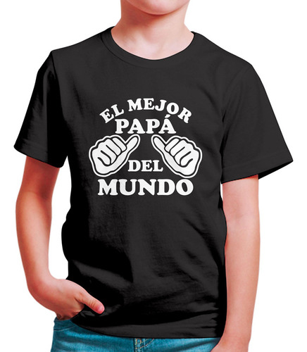 Polo Niño El Mejor Papá Del Mundo (d1118 Boleto.store)