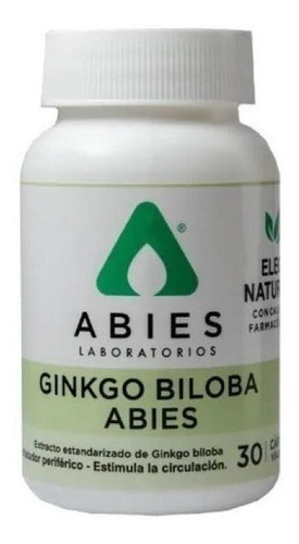 Ginkgo Biloba 80mg Abies 30 Cápsulas