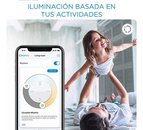 Imagen 4 de 5 de Ampolleta Led Inteligente Wiz Luz Fria & Calida Gu10 Wifi