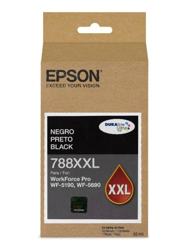 Cartucho De Tinta Epson T788xxl Negro T788xxl120