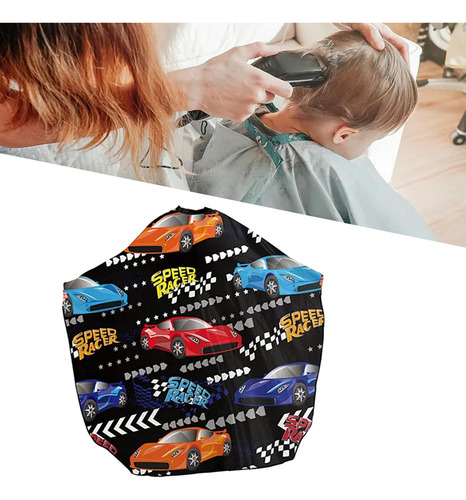 . Capa De Corte De Pelo Infantil Salon Barber Cape For Teñir