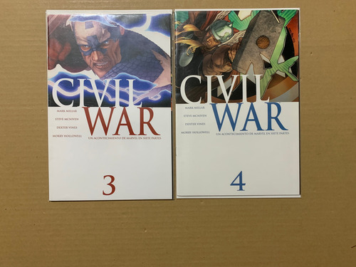Civil War 1-7 Miniserie Completa Inglés Y Español Marvel (Usado)