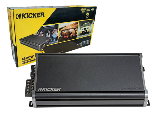 Amplificador Kicker 46cxa6605 Cxa660.5 5 canais 660w cor preta