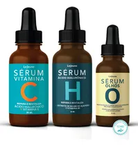 Comprar Cuidado Facial Diário Lajeune Em 3 Passos - Ilumina A Pele, Hidrata, Clareia, Preenche Rugas, Efeito Lifting, Anti Olheiras - De Consistencia Leve E Rápida Absorção 30ml 30ml 15ml