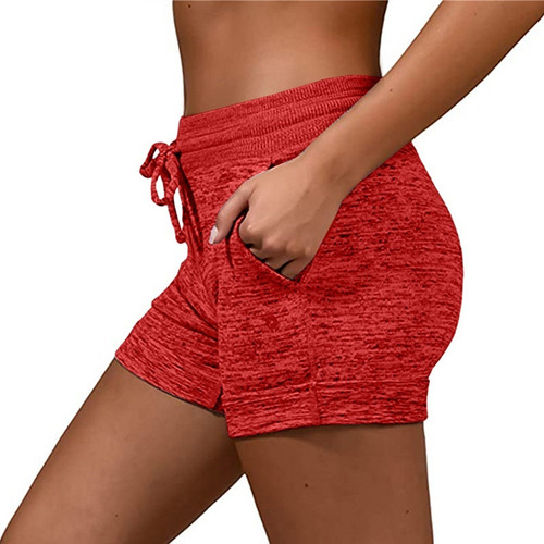 Shorts Mujer Casual Cintura Yoga Deportes