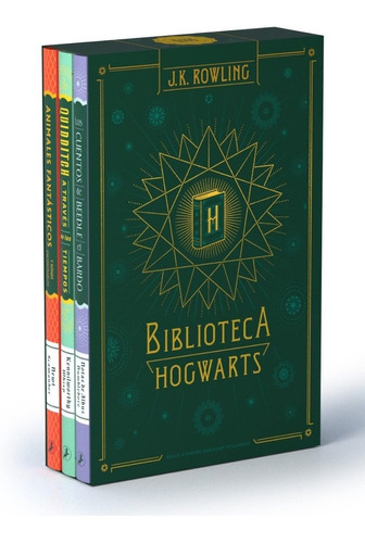 Pack Biblioteca Hogwarts [ 3 Libros ] Originales Pasta Dura