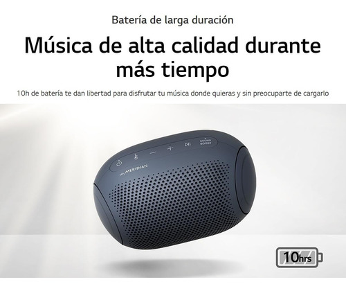 Bocina LG Xboom Go Pl2 Portátil Con Bluetooth Negra
