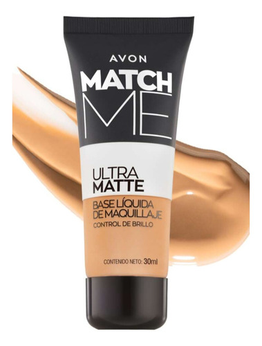 Avon Match Me Base Liquida Ultra Matte Tono 250n.luana9902