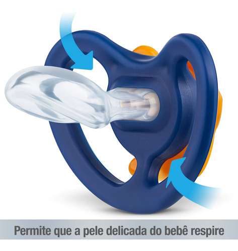 Imagem 2 de 4 de Chupeta Space Tigre Azul Menino +18m S3 - Nuk