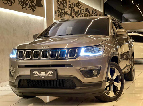 Imagem 1 de 14 de Jeep Compass Longitude 2.0 Flex 2018 Teto E Couro 55.000km