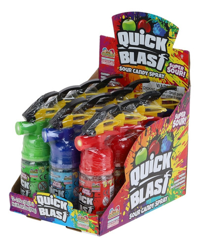 Juguete Con Dulce Quick Blast Pack 12 Pz.