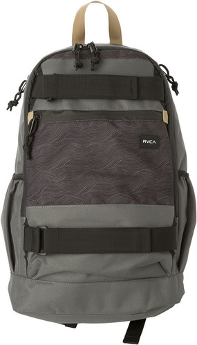 Mochila Rvca Push Skate Deluxe Backpack Gris 