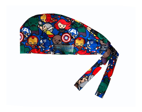 Gorro Quirúrgico Médico Clásico Antifluidos Miscrub Avengers