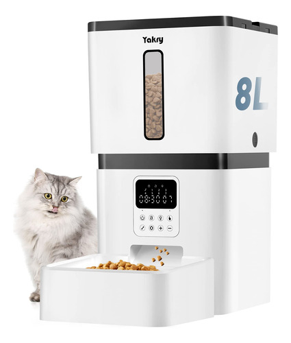 Yakry Alimentadores Automticos Para Gatos, Dispensador De Al