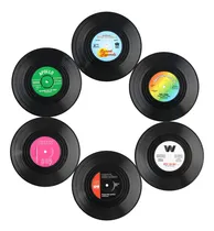 Comprar Posavasos De Vinilos 6 Posavasos De Disco Moda Estilo Bar