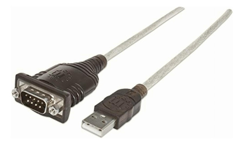 Manhattan Accitl1165 205153 Convertidor Usb A Serial Db9m