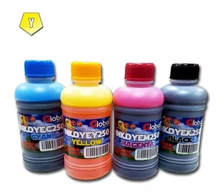 Tinta Dye Epson Hp Premium Kit Cmyk 250 Cm3 Ink Jet