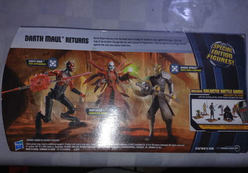 Star Wars Batlle Packs Darth Maul Returns Hasbro Exc. Target (Usado)