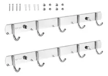 Comprar Gancho Perchero 5 Ganchos Perchero Pared 304 Acero Inox 2pcs