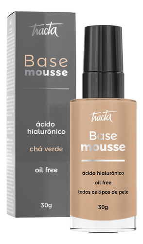 Base de maquiagem em mousse Tracta Base em mousse tom 07 - 30mL