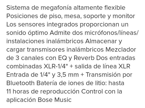 Cornetas Bose S1proplus
