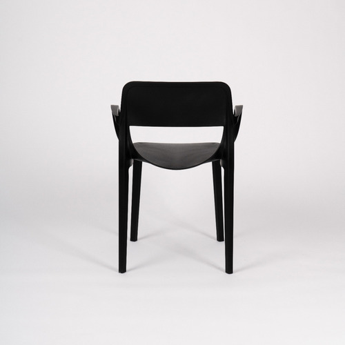 Silla De Jardín Apilable Smile Con Apoyabrazos
