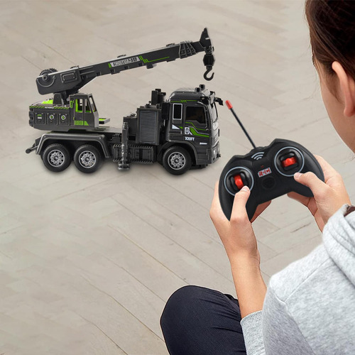 Grúa Rc Coche De Construcción Mecánica Excavadora Y Nivelado