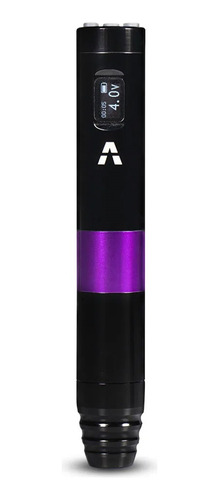 Maquina Pen Create Wireless - Preto C/ Roxo Para Tatuagem