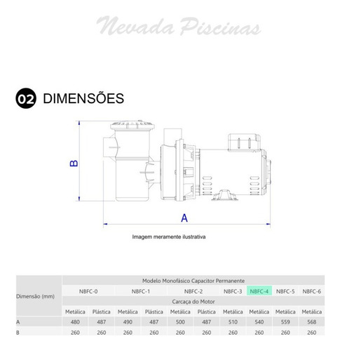 Motobomba Nautilus Nbfc-4 1 Cv 127v/220v Monofásica