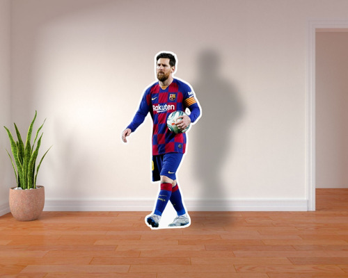 Figura Coroplast Tamaño Real Lionel Messi Barcelona