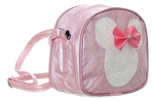 Bolsa Personagem Infantil Menina Com Brilho 