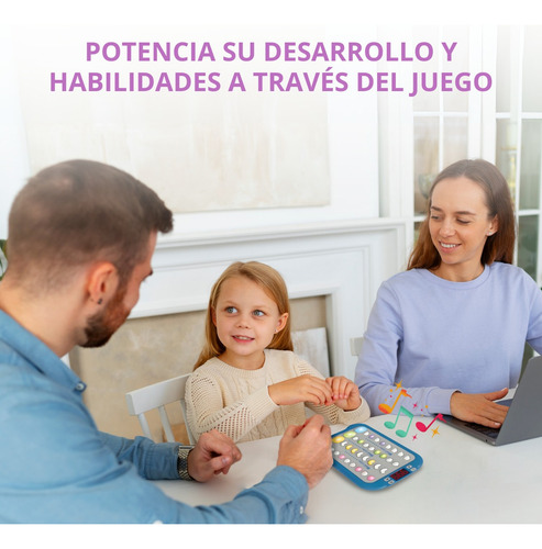 Pop It Electronico Juguete Sensorial Didactico Para Niños Celeste