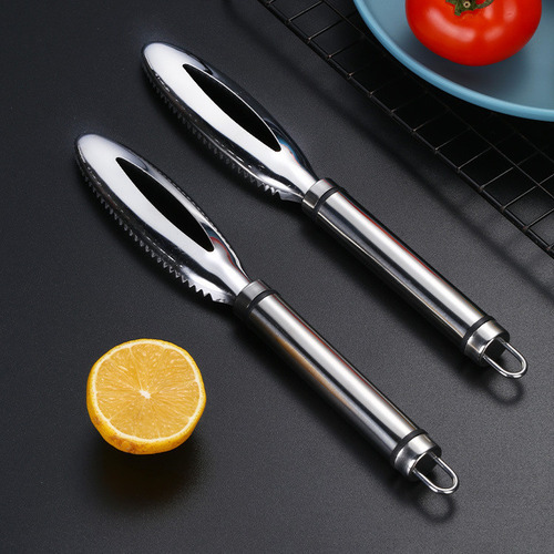 Herramienta De 2 Piezas Para Raspar Escamas De Pescado, Herr