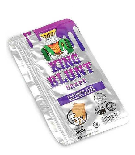 King Blunt Chocolate/uva (sem Tabaco) - Pacote Com 5