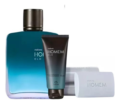 Homem Elo - Set Perfume Natura Con Jabones Y Crema Rasurar 