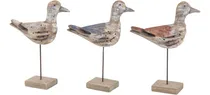 Comprar Estatuas Decorativas De Madera 3 Piezas Para Decoración Hoga