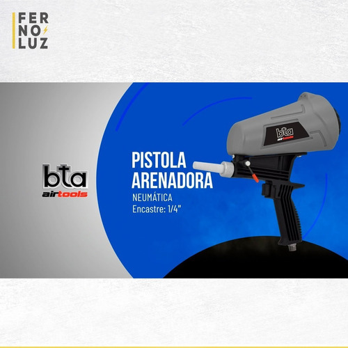 Imagen 3 de 5 de Pistola Arenadora Neumatica Gravedad Bta Profesional 279000