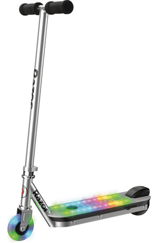 Scooter Eléctrico Razor Con Luces Led De Colores