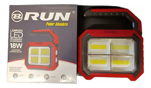 Lampara Recargable Led 18w Luz Led Policial Linterna Tactico